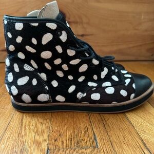 Loeffler Randall Calf Hair Ankle Boots